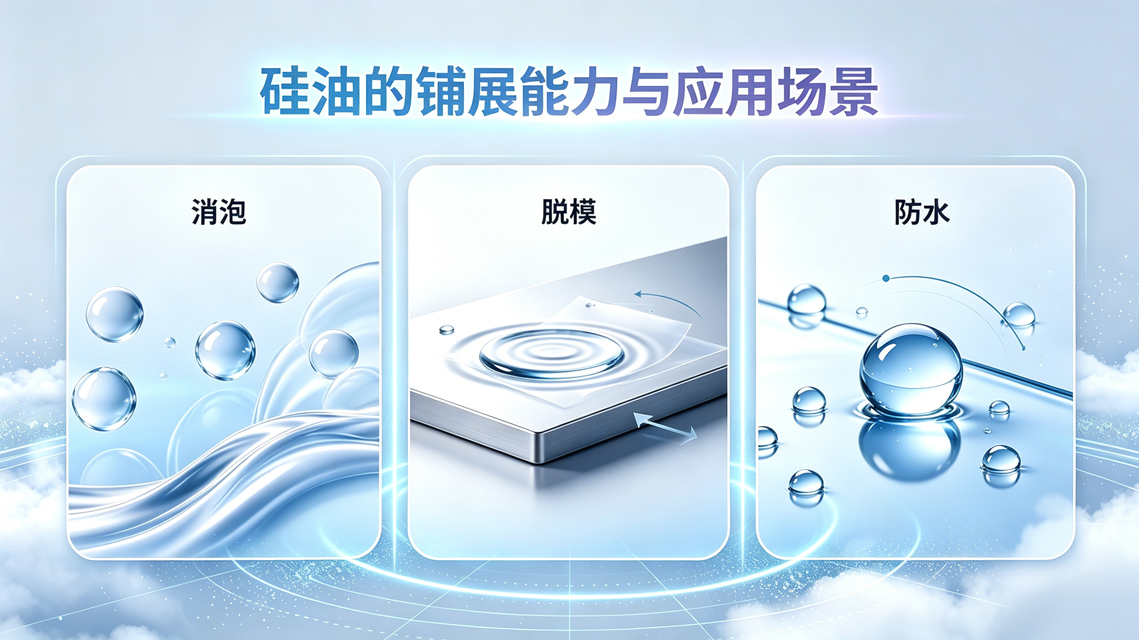 硅油的铺展能力_硅油_硅油的应用场景