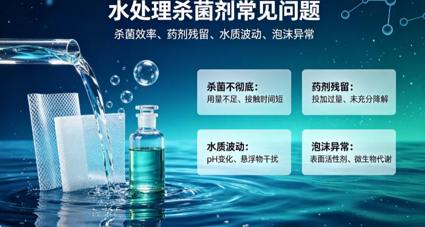 水处理杀菌剂使用过程常见问题解析