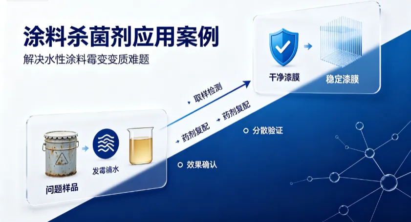 涂料杀菌剂应用案例：解决水性涂料霉变变质难题