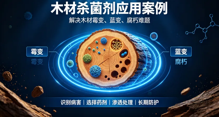 木材杀菌剂应用案例：解决木材霉变、蓝变、腐朽难题