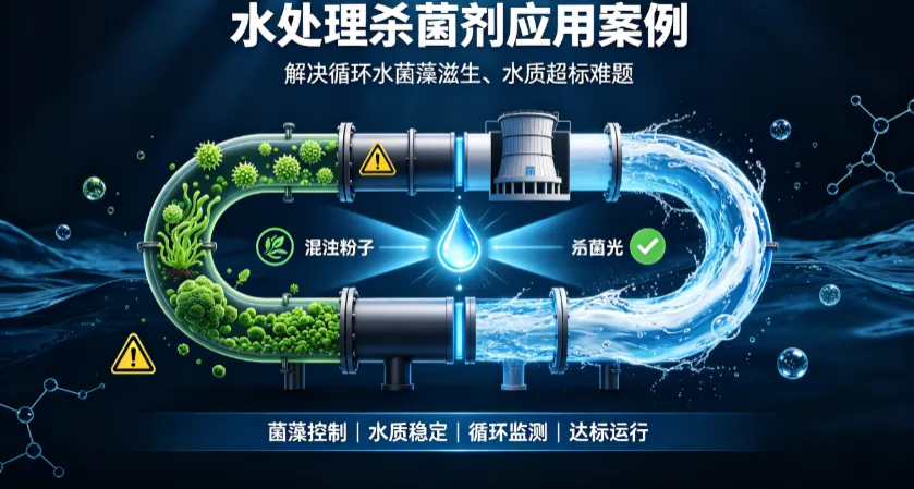 水处理杀菌剂应用案例：解决循环水菌藻滋生、水质超标难题