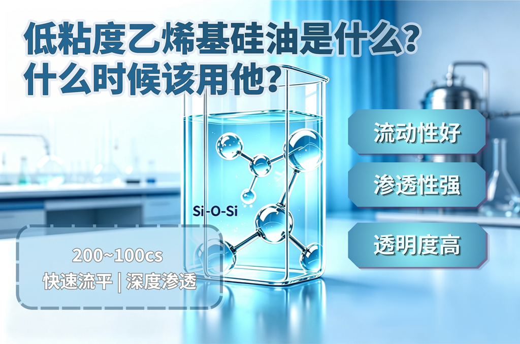 低粘度乙烯基硅油_低粘度乙烯基硅油是什么_乙烯基硅油_硅油_硅油厂家_中科鸿泰硅油