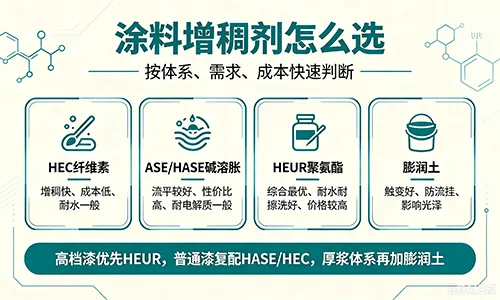 涂料增稠剂怎么选？