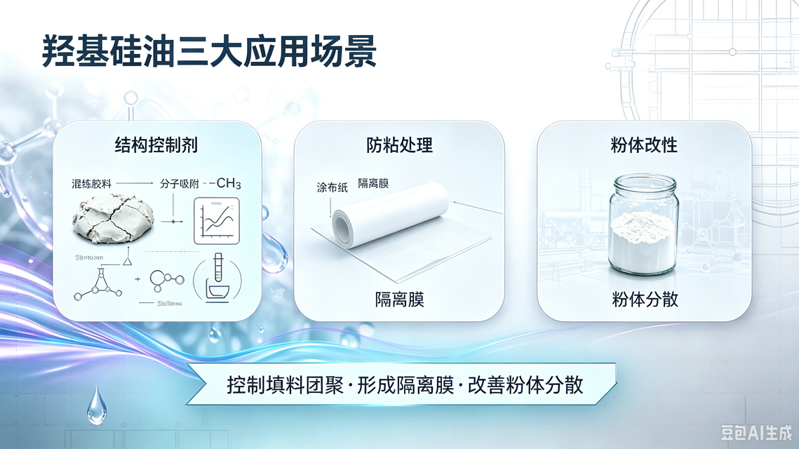 中科鸿泰硅油_羟基硅油应用_羟基硅油_硅橡胶_造纸行业_粉体改性_硅油_造纸防粘_新材料产业