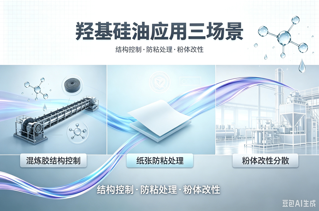 中科鸿泰硅油_羟基硅油应用_羟基硅油_硅橡胶_造纸行业_粉体改性_硅油_造纸防粘_新材料产业