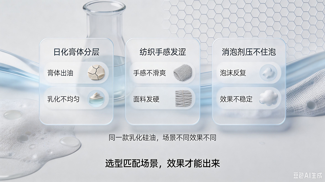 乳化硅油应用_乳化硅油_硅油厂家_硅油原料_日化行业_纺织行业_消泡剂硅油_中科鸿泰硅油_硅油
