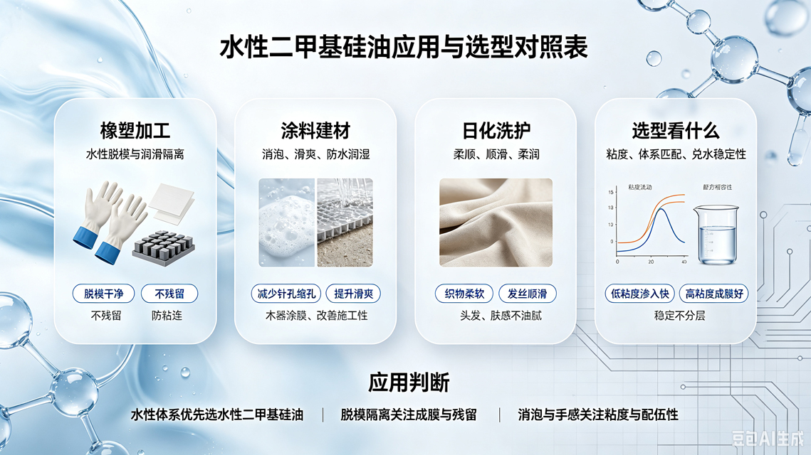 水性二甲基硅油应用_水性二甲基硅油_二甲基硅油_硅油_硅油厂家_中科鸿泰硅油_脱模剂_消泡剂_爽滑剂_润滑剂_日化行业_润湿剂_隔离剂_涂料行业