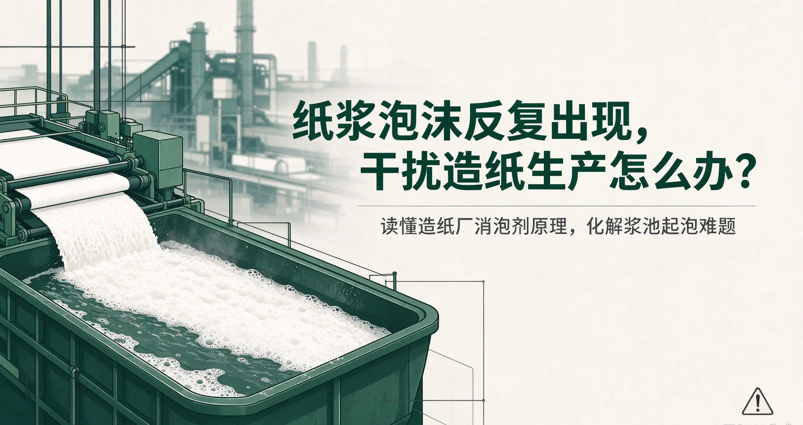 造纸厂消泡剂是什么？作用原理与主流成分科普