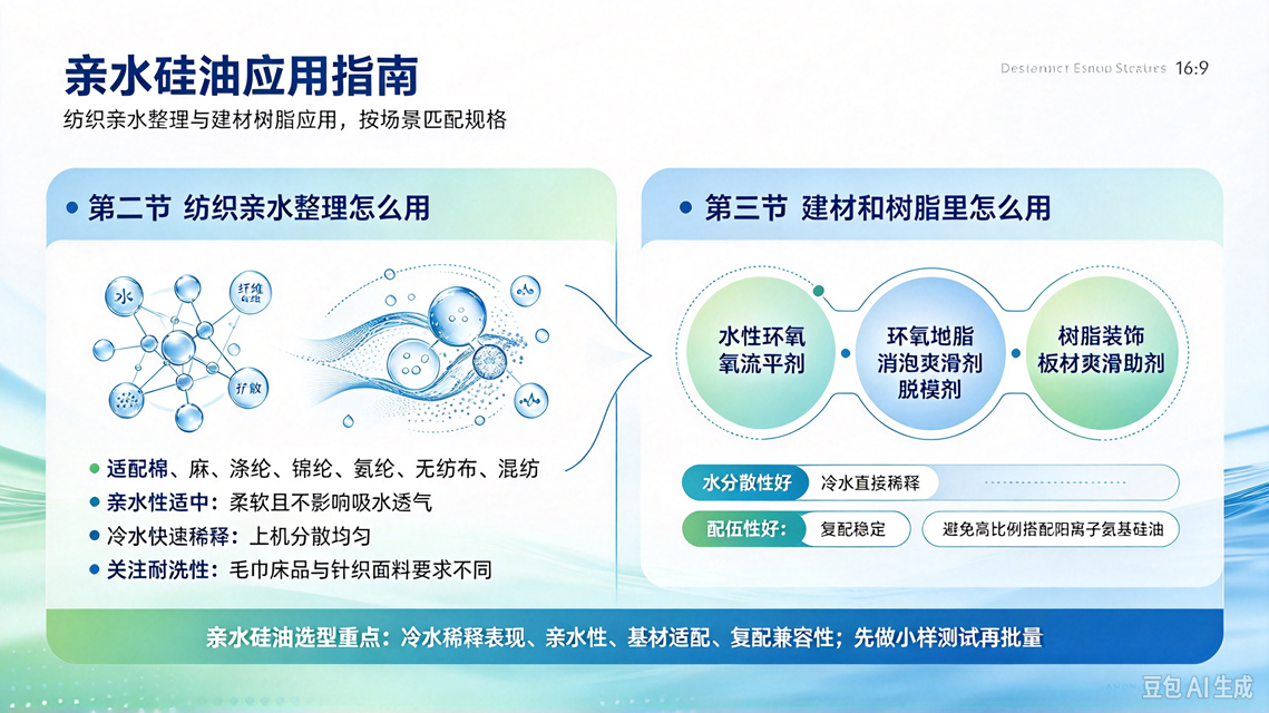 亲水硅油_中科鸿泰硅油_硅油源头厂家_树脂行业_纺织行业_建筑行业_建材行业