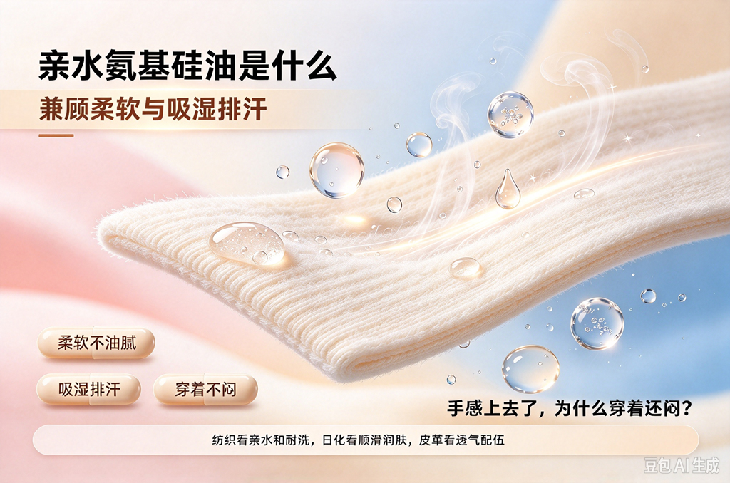 亲水氨基硅油_中科鸿泰硅油_硅油源头厂家_纺织印染行业_皮革行业_日化行业